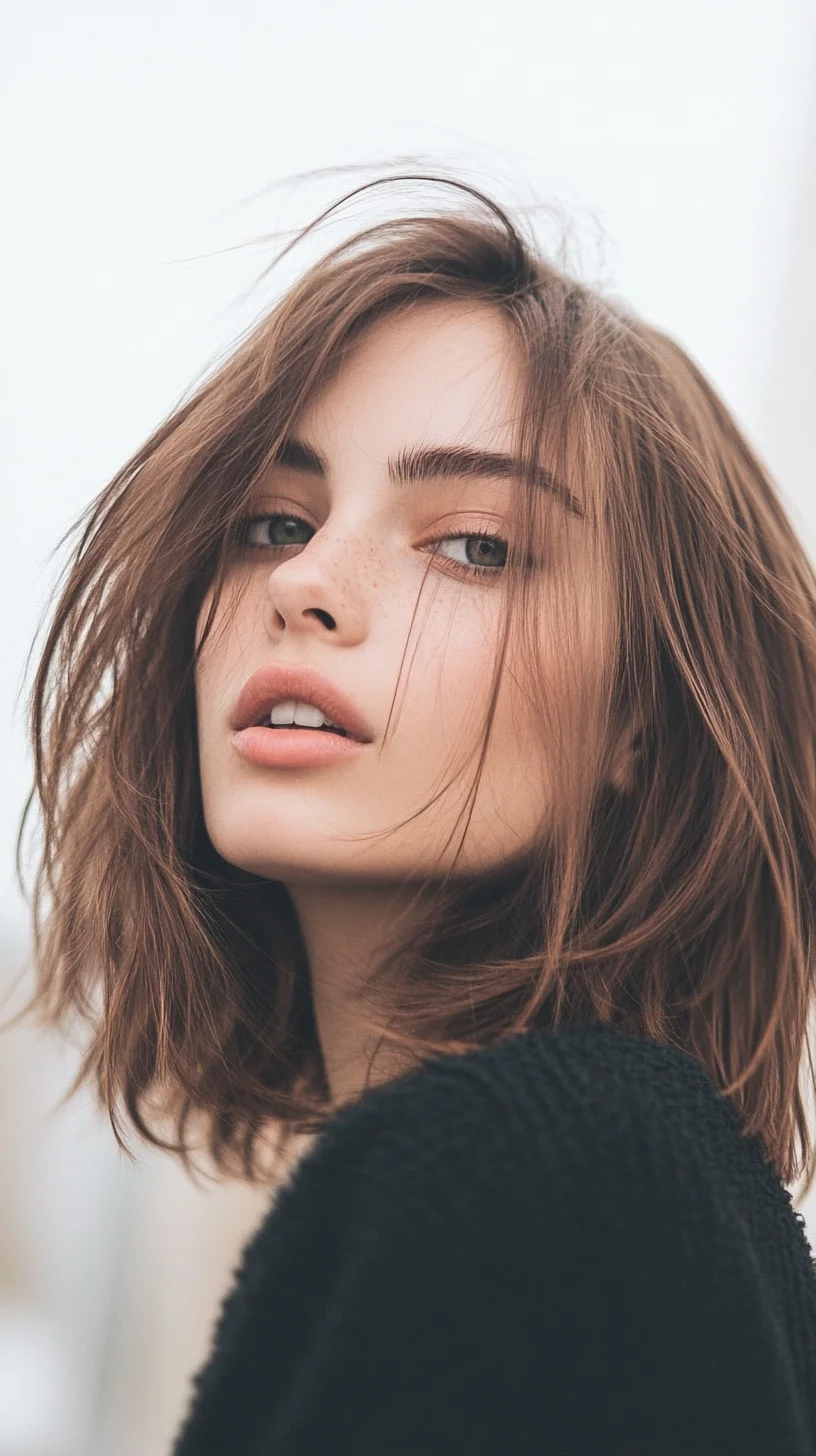 Effortless Chic The Modern Textured Bob