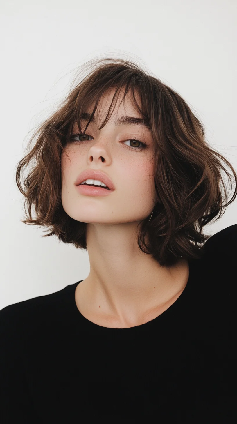 Effortless Chic The Modern Textured Bob