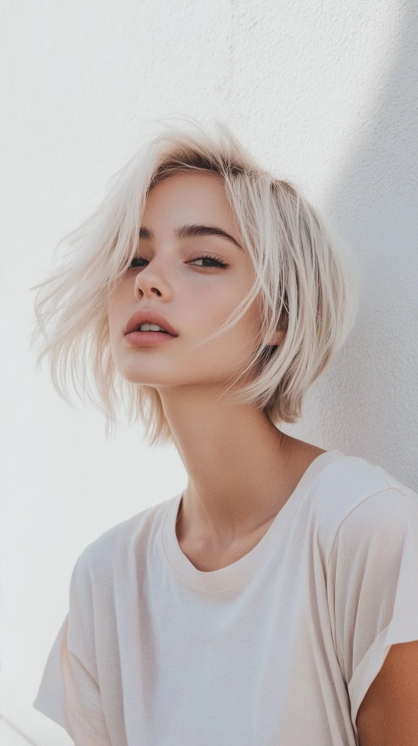 Effortless Chic: The Modern Textured Bob