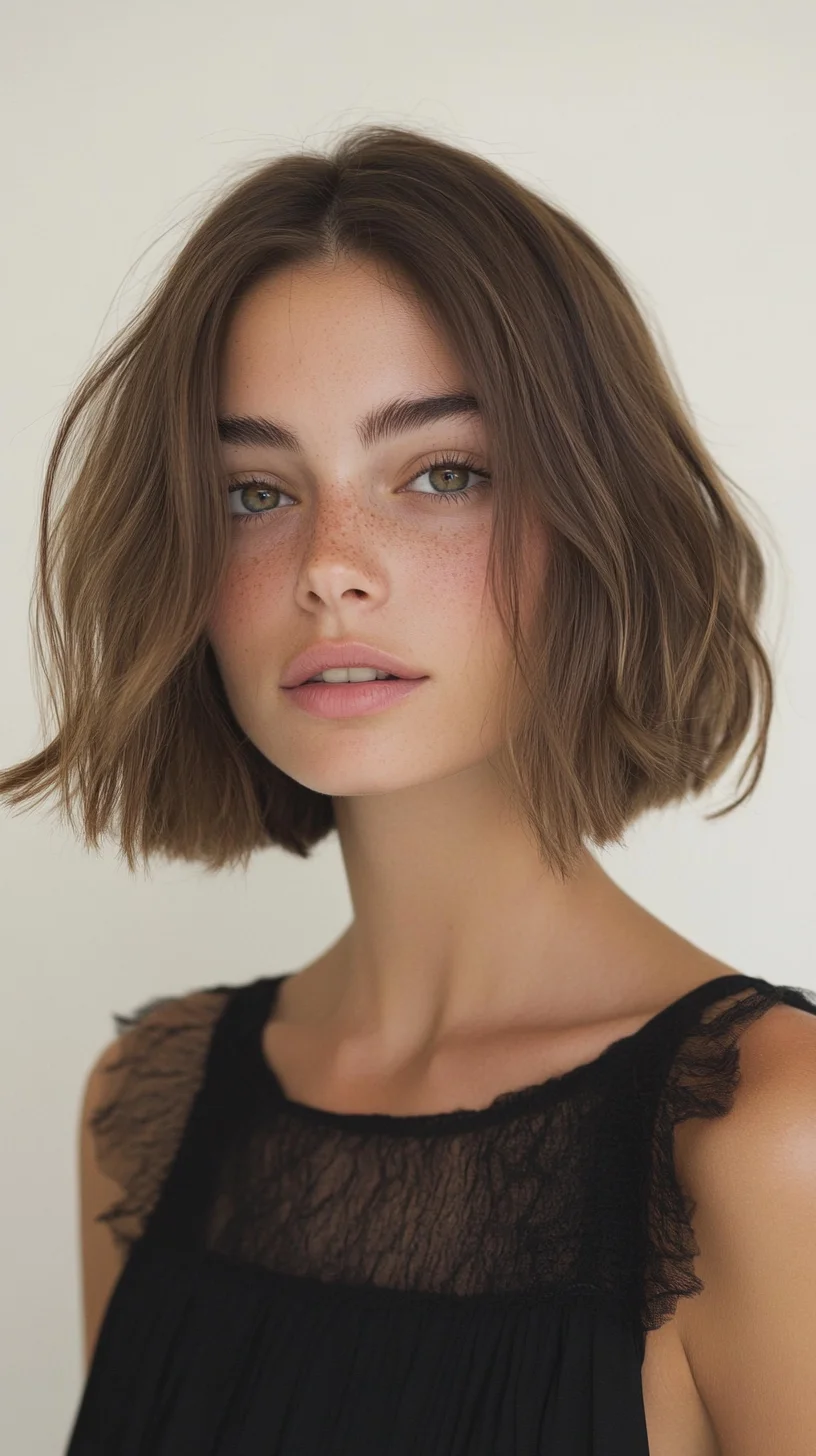 Effortless Chic: The Modern Textured Bob for Every Occasion