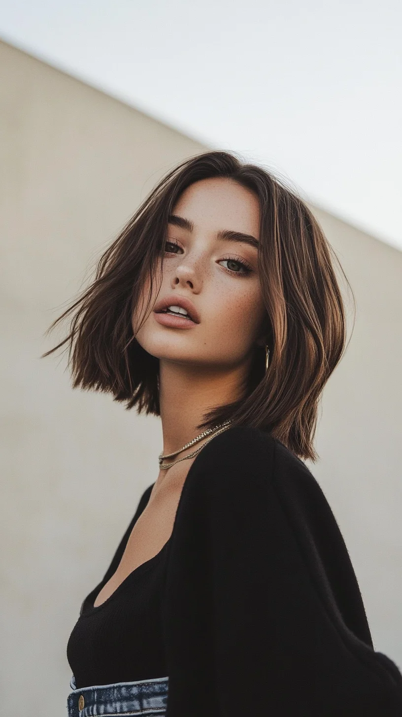 Effortless Chic: The Modern Textured Lob for Vibrant Style