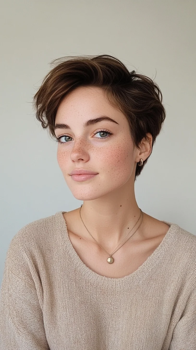 Effortless Chic The Modern Textured Pixie Cut