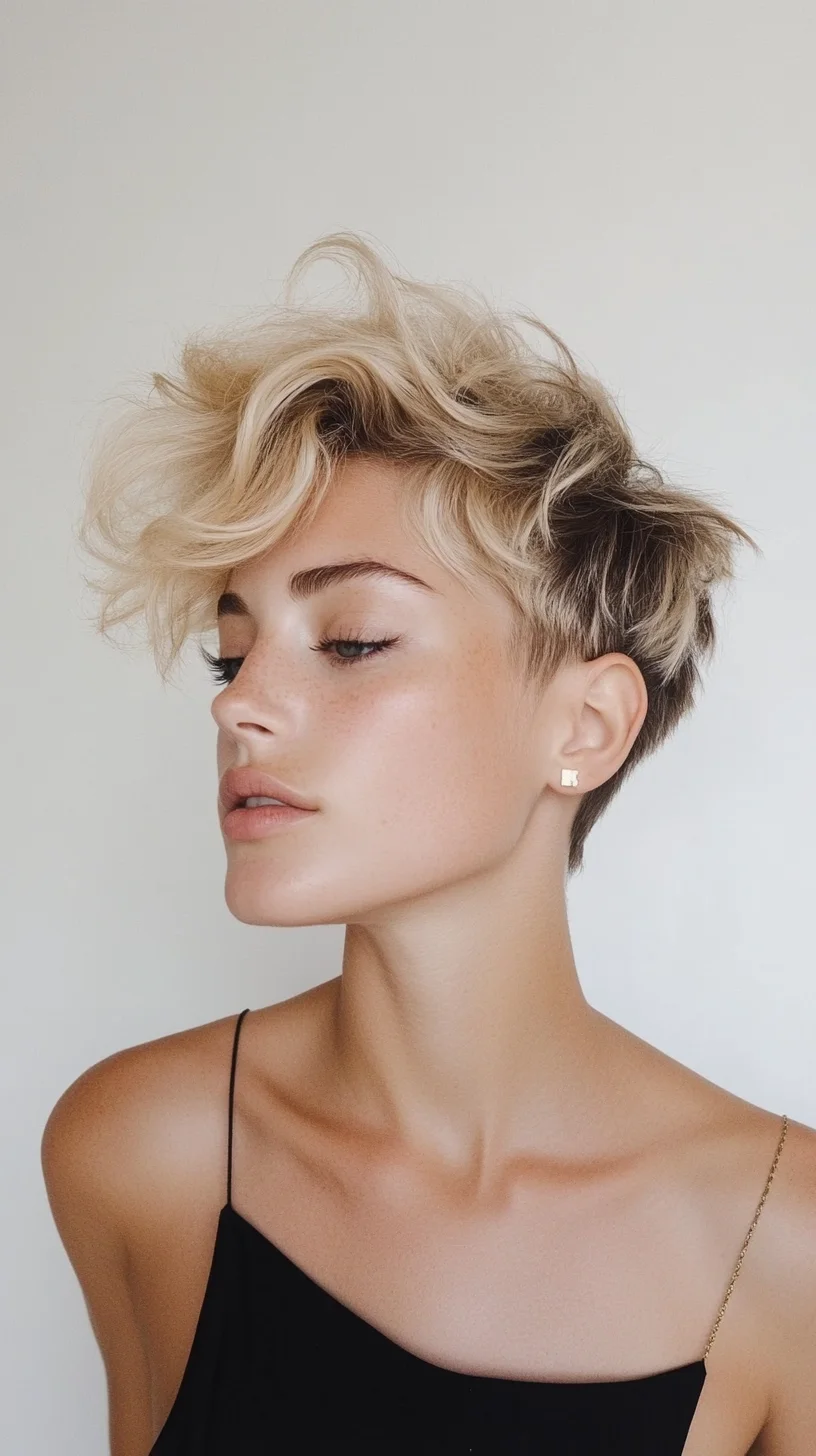 Effortless Chic The Modern Textured Pixie Cut