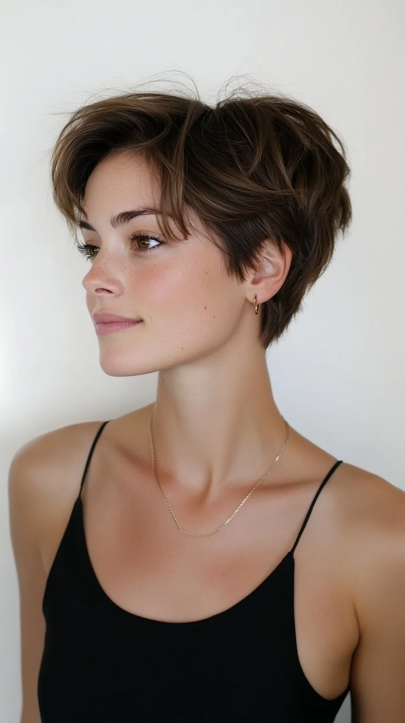 Effortless Chic The Modern Textured Pixie Cut