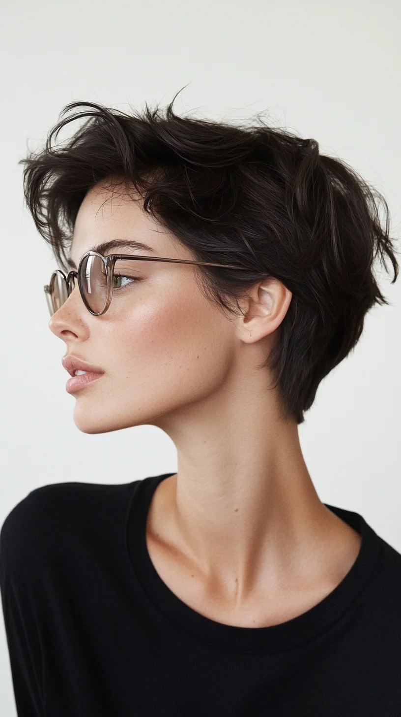 Effortless Chic The Modern Textured Pixie