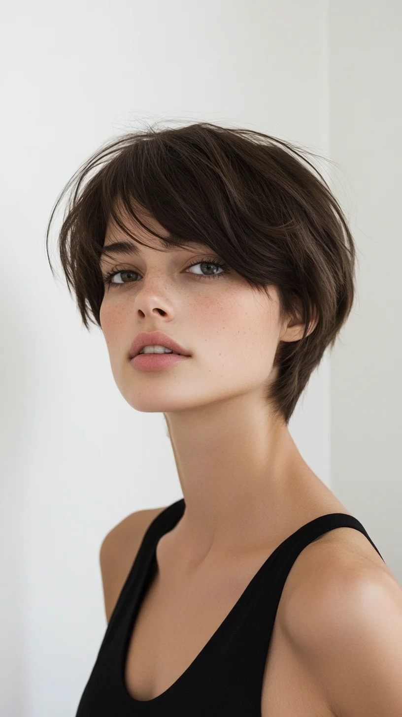 Effortless Chic: The Modern Textured Short Hairstyle