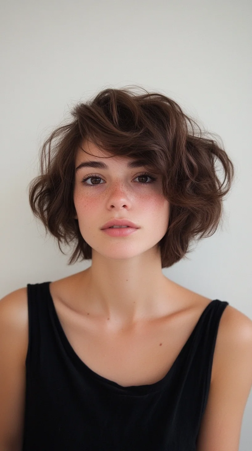 Effortless Chic: The Modern tousled Bob