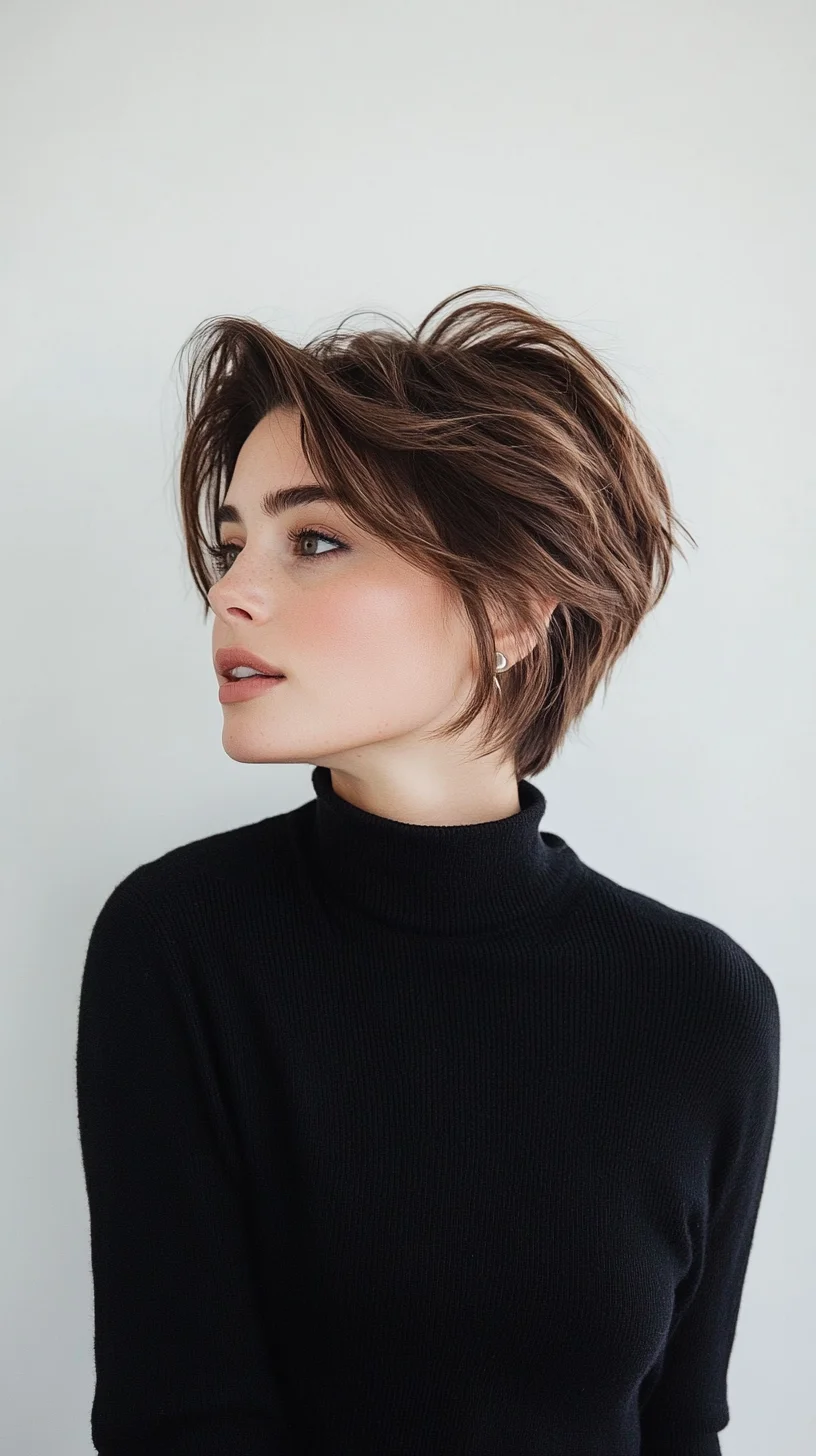 Effortless Chic The Modern tousled Pixie Cut