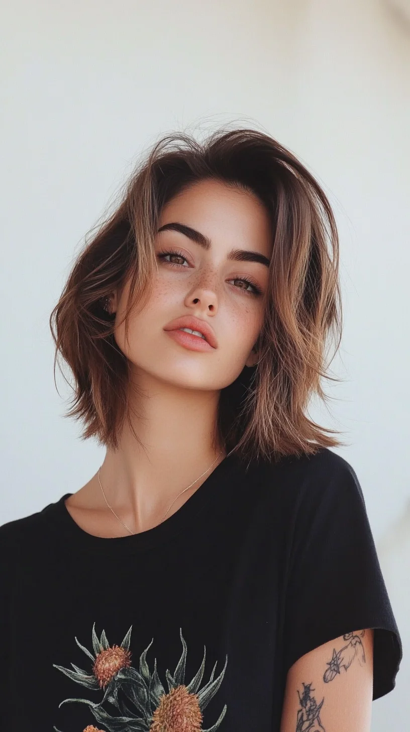 Effortless Chic: The Modern Wavy Bob for Every Occasion