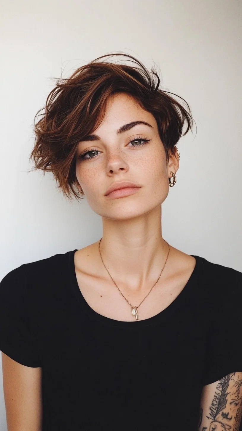 Effortless Chic The Perfect Textured Pixie for a Modern Look