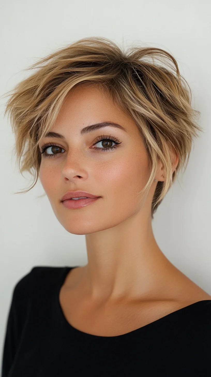 Effortless Chic The Playful Textured Pixie