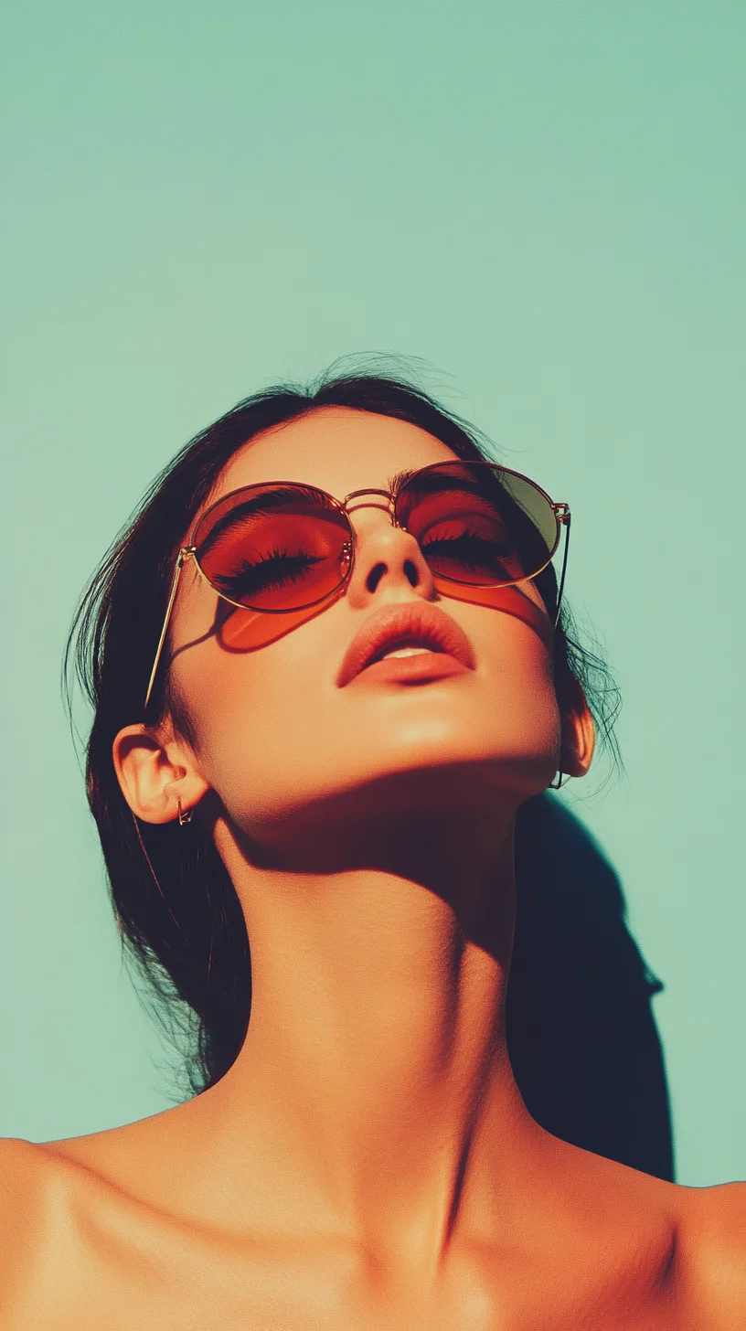 Effortless Chic The Sleek Low Bun with Sun-Kissed Vibes