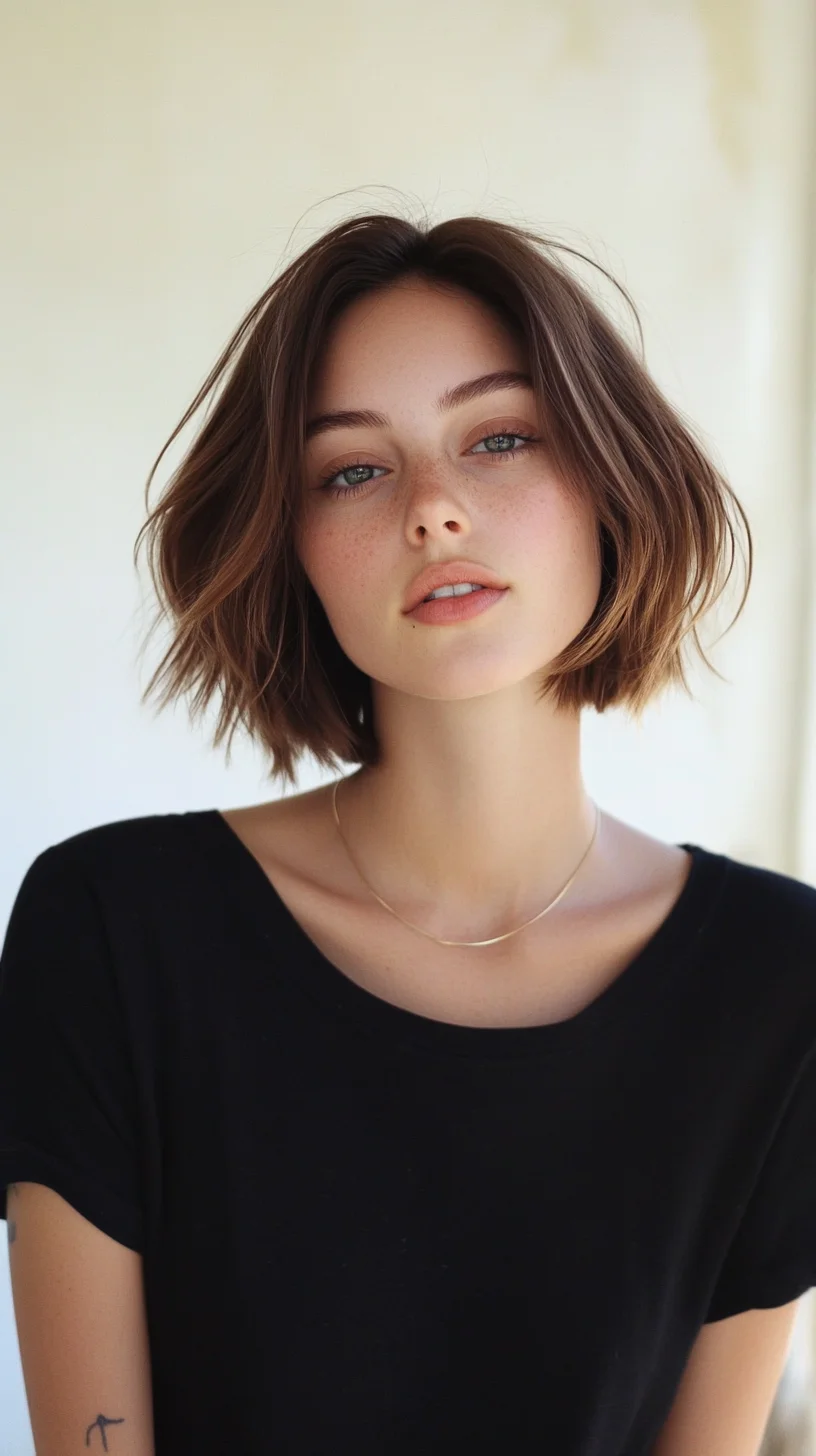 Effortless Chic The Textured Bob