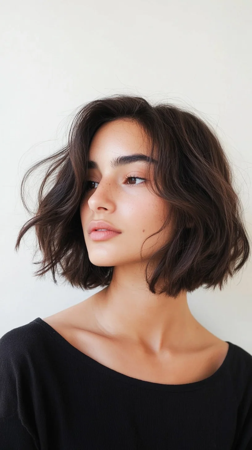 Effortless Chic The Textured Bob for Modern Elegance