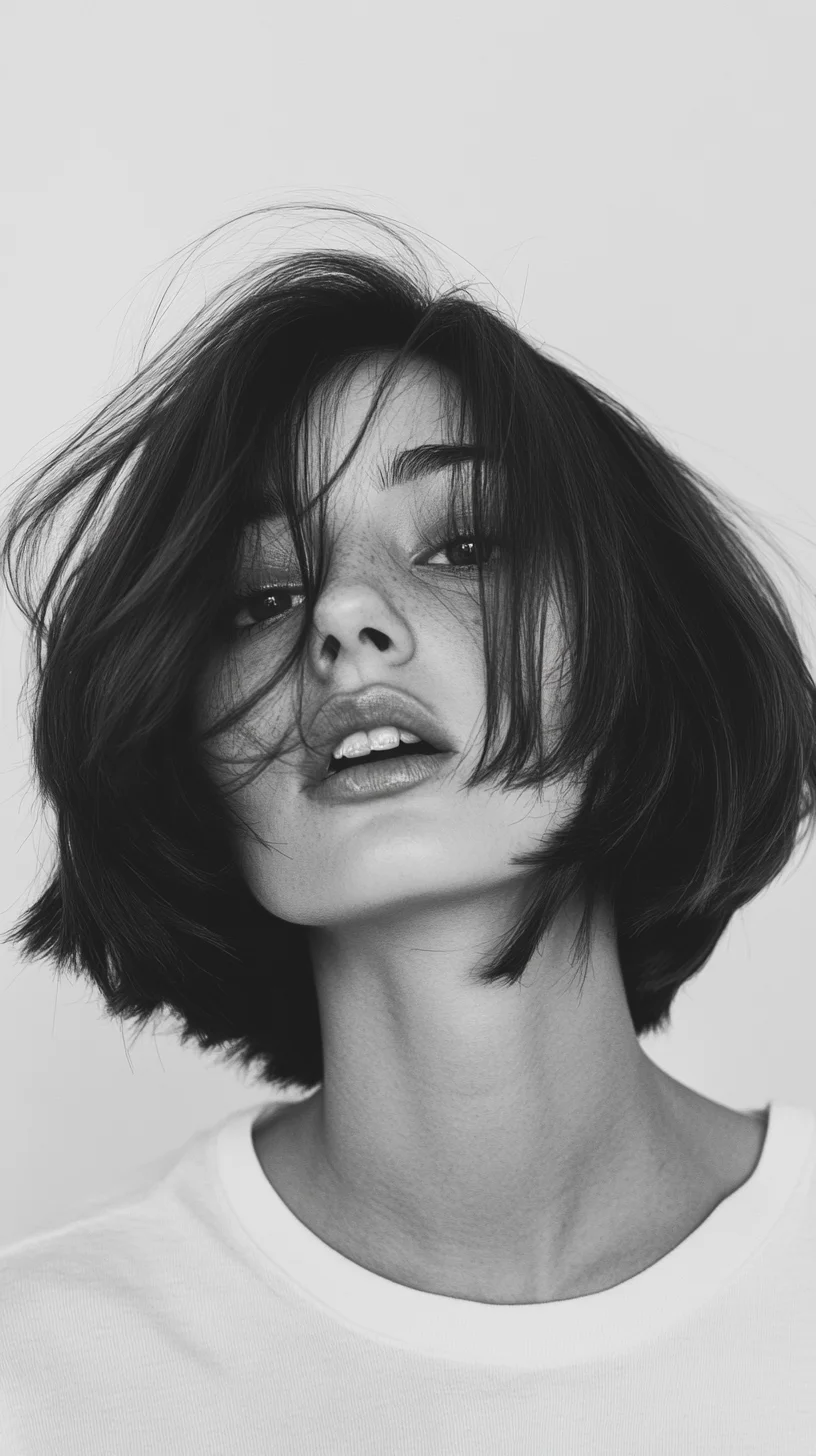 Effortless Chic The Textured Bob That Elevates Every Look