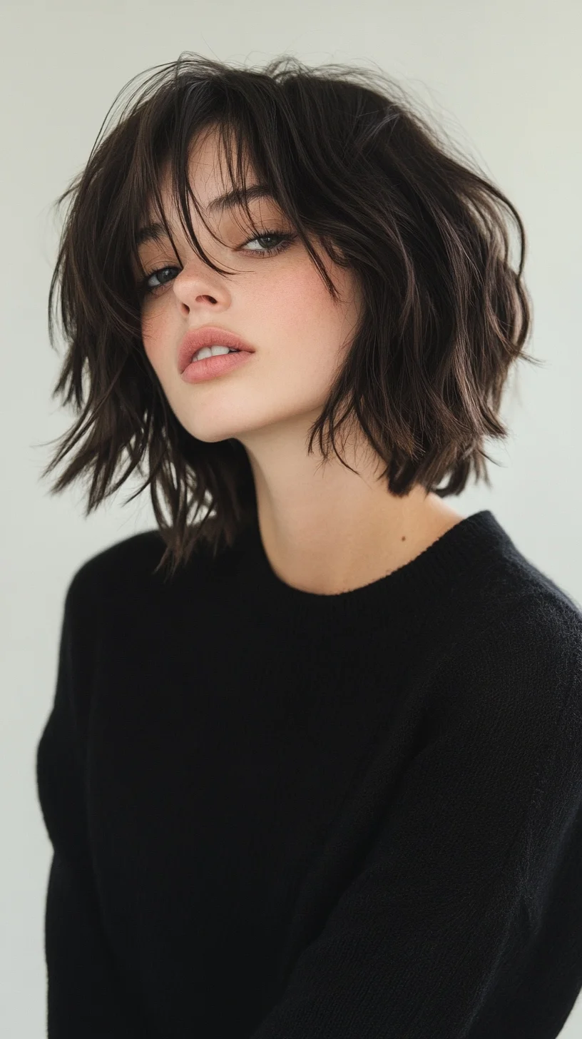 Effortless Chic The Textured Bob You’ll Adore