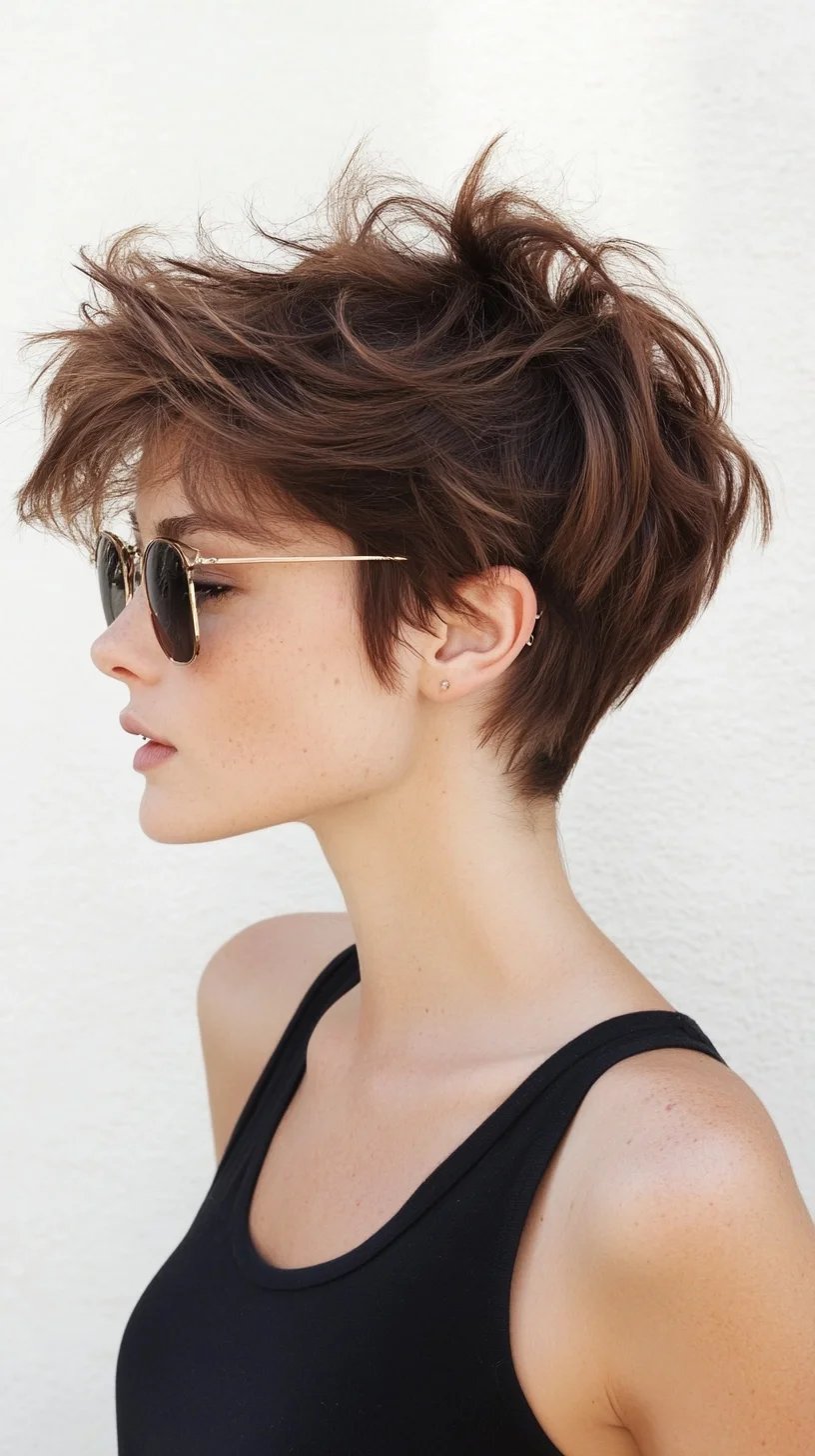 Effortless Chic: The Textured Pixie for a Modern Edge