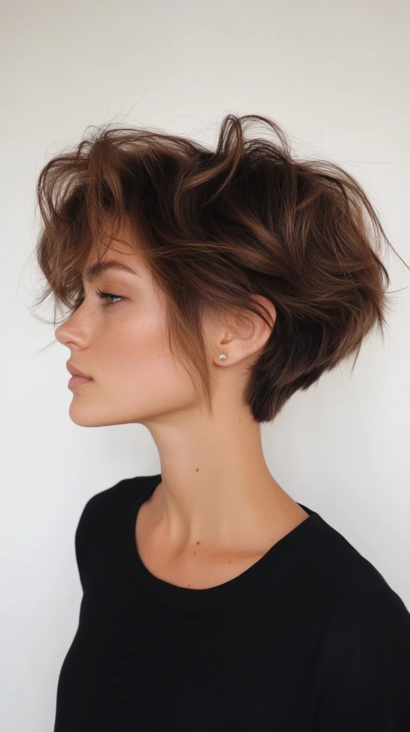 Effortless Chic The Textured Short Bob