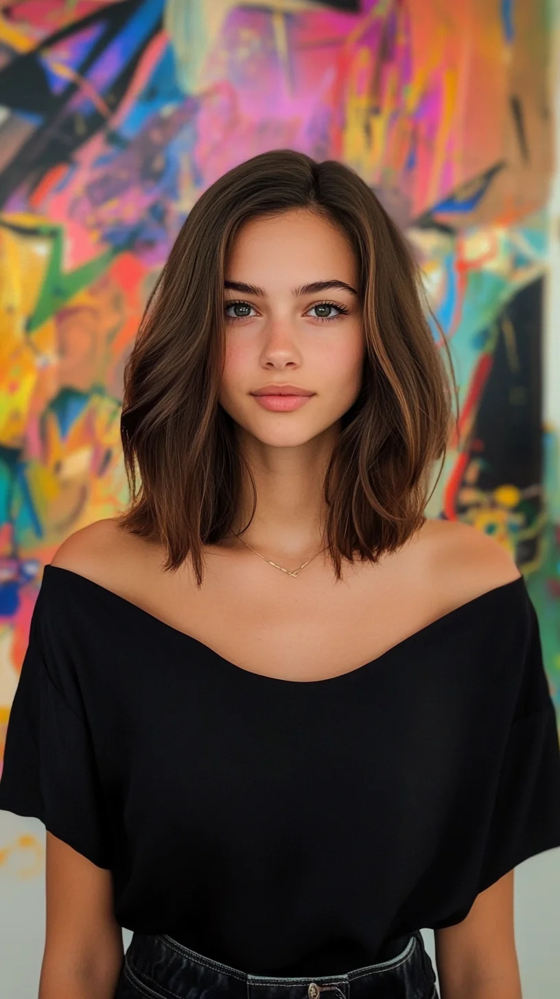 Effortless Chic Versatile Lob for Every Occasion