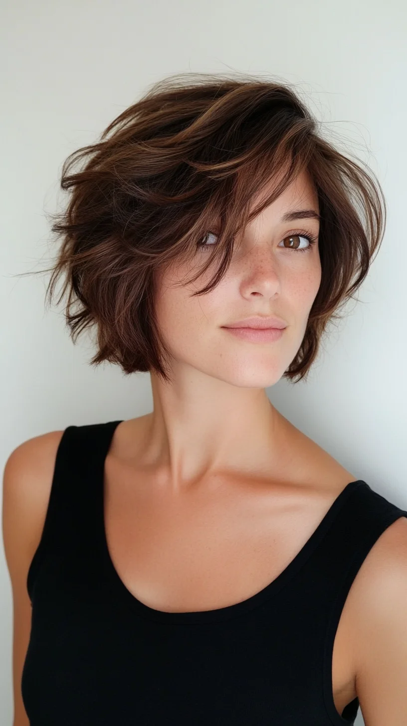 Effortless Elegance: Elevate Your Look with a Chic Tousled Bob