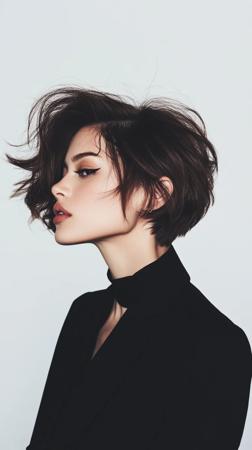 Effortless Elegance: Elevate Your Look with a Modern Textured Bob