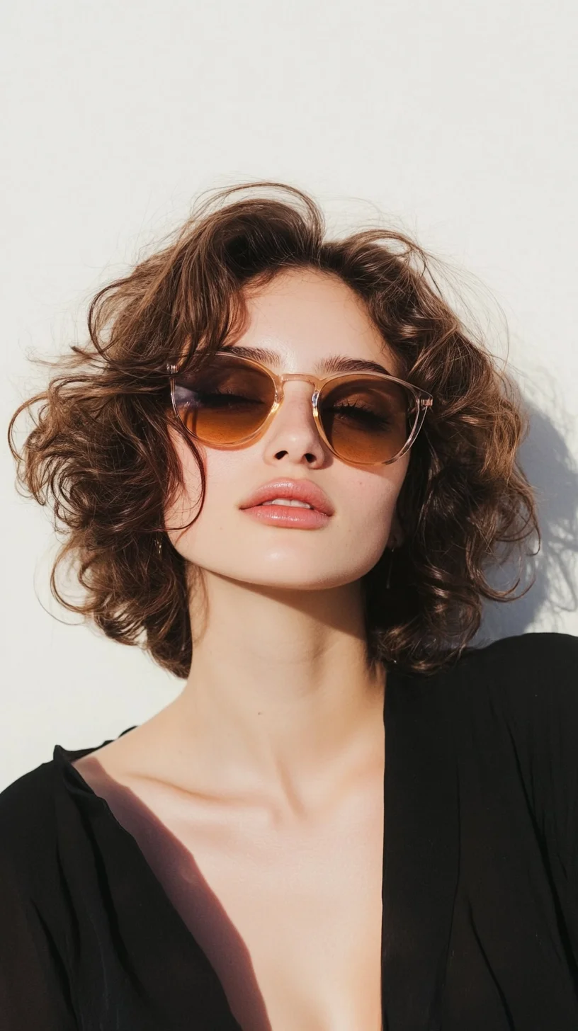 Effortless Elegance Embrace the Chic Curly Bob