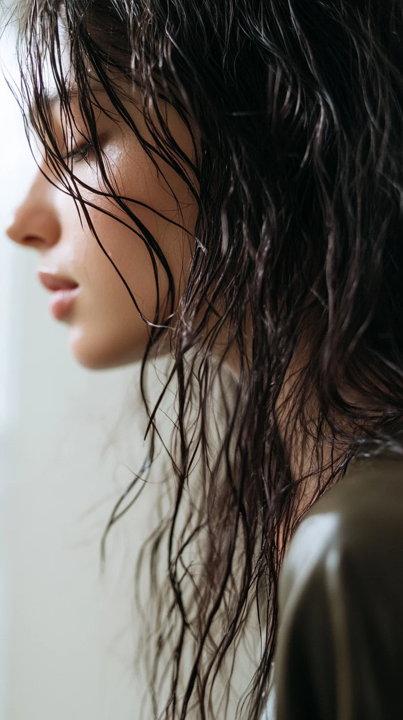 Effortless Elegance Embrace the Wet Look Hairstyle