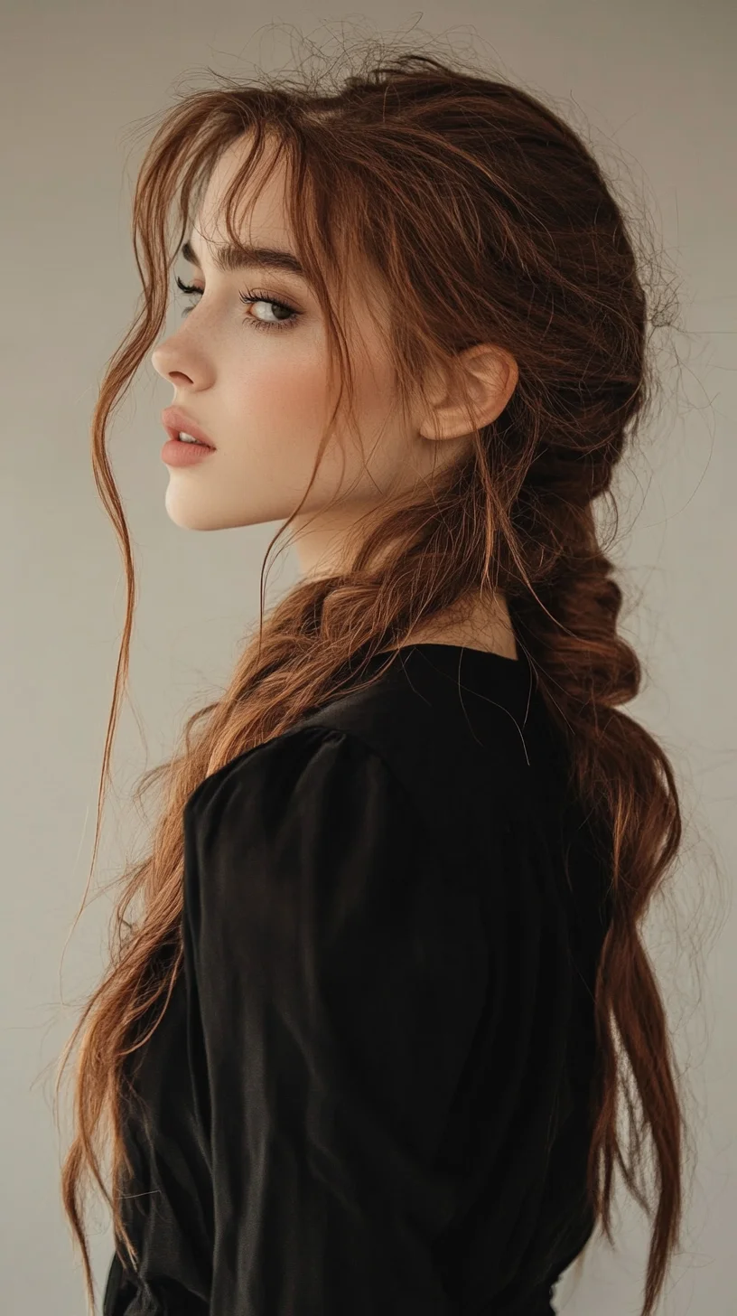 Effortless Elegance The Braided Half-Up Hairstyle