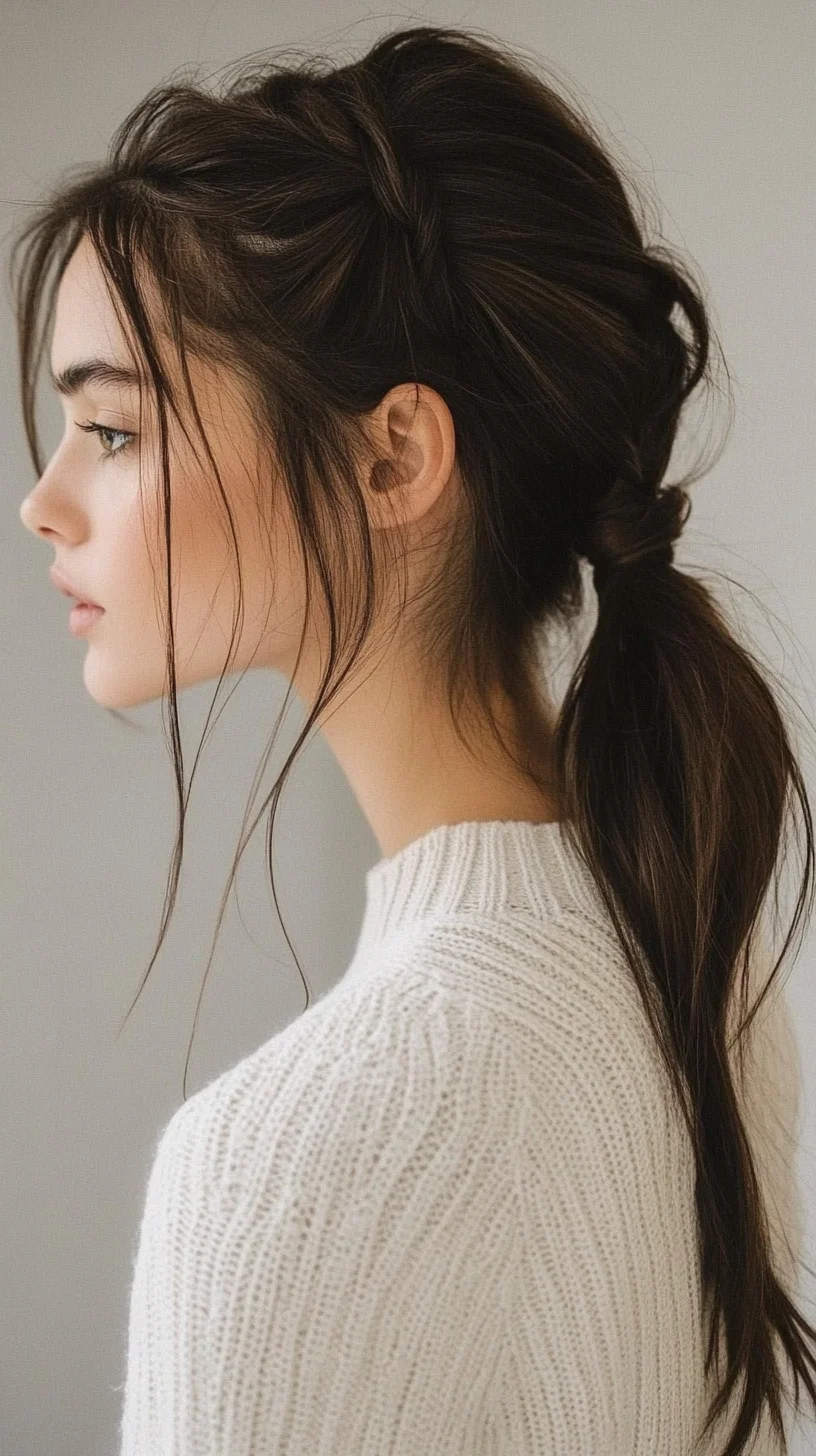 Effortless Elegance The Chic Braided Ponytail