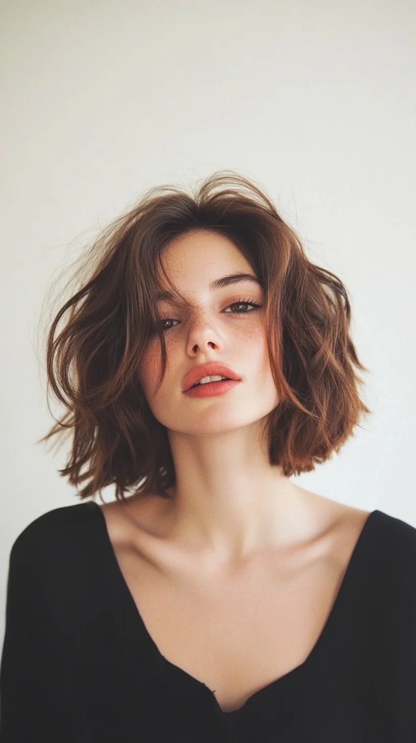 Effortless Elegance: The Chic Shaggy Bob