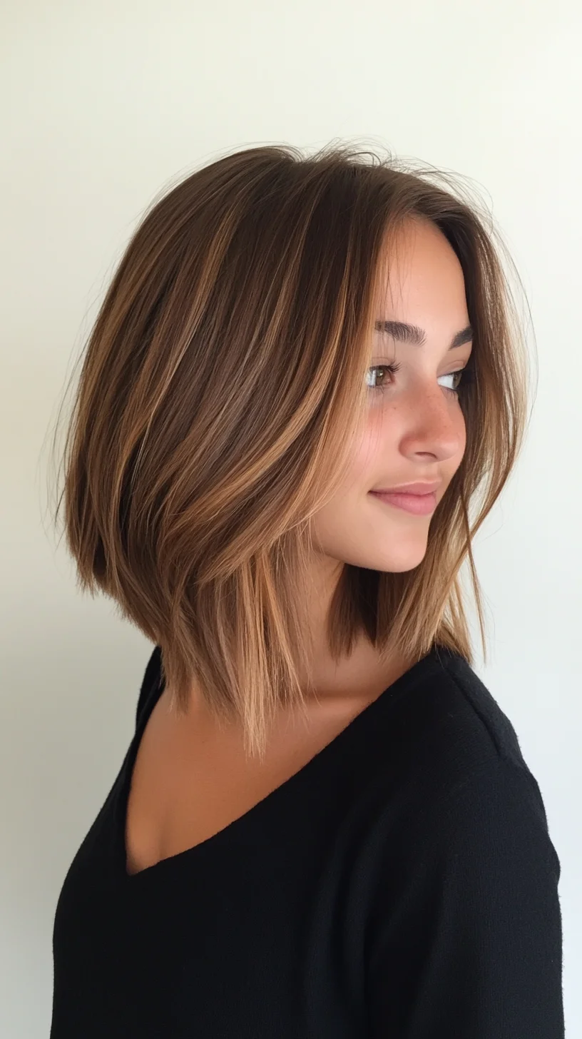 Effortless Elegance The Chic Textured Lob