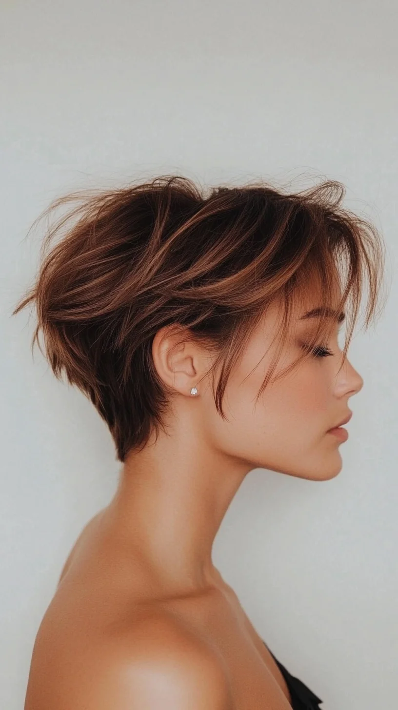 Effortless Elegance The Chic Textured Pixie Cut