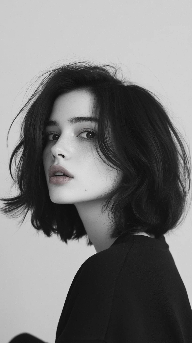 Effortless Elegance The Classic Textured Lob