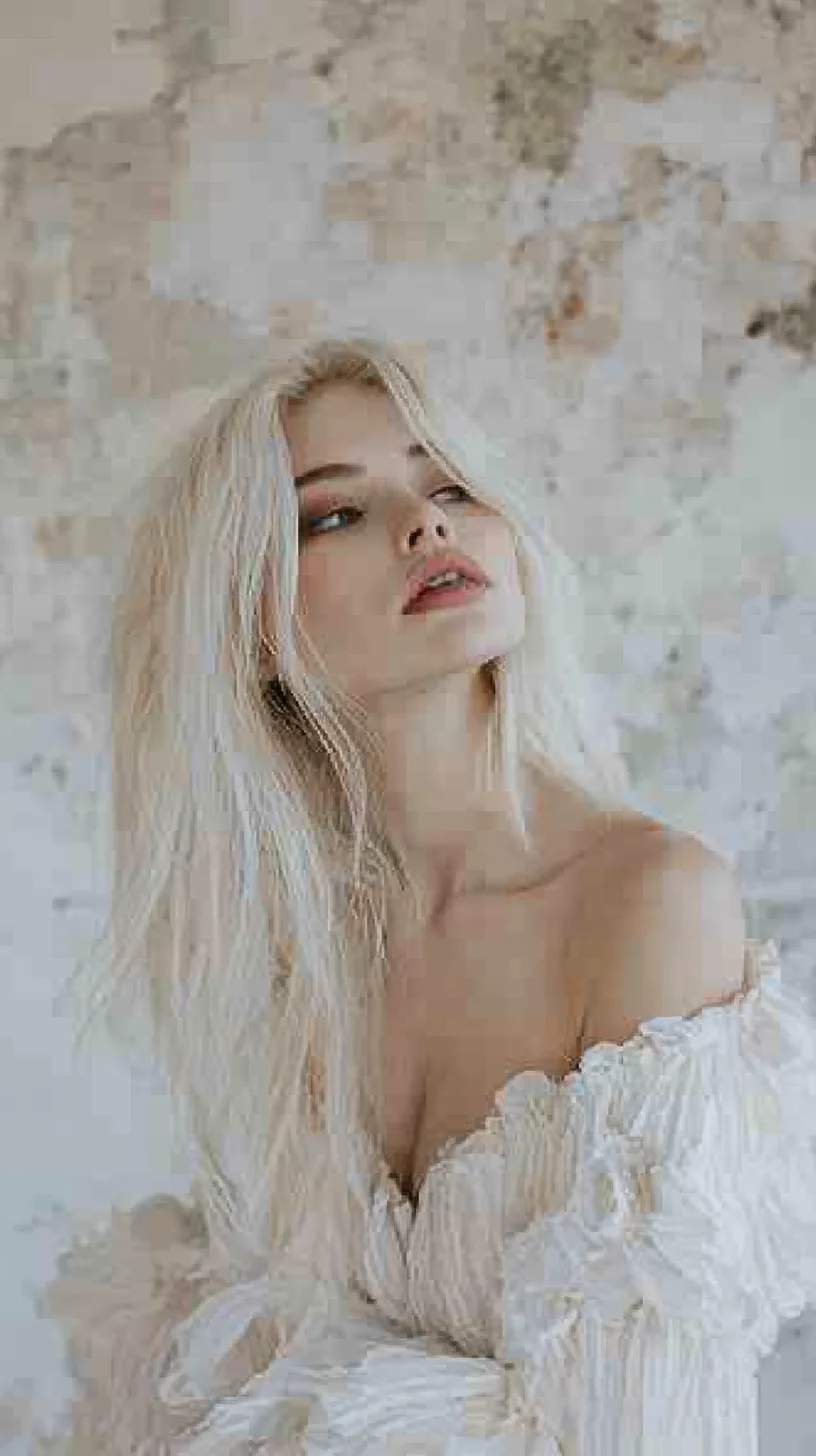 Effortless Elegance The Dreamy, Beachy Blonde Waves