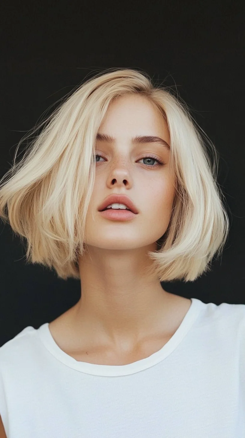 Effortless Elegance The Modern Blunt Bob