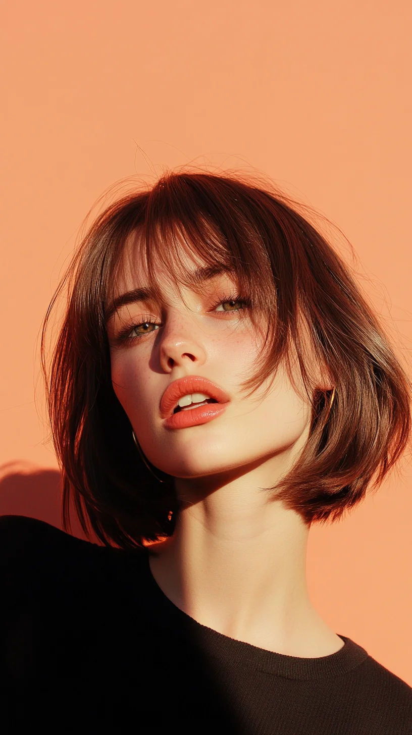 Effortless Elegance The Modern Shaggy Bob