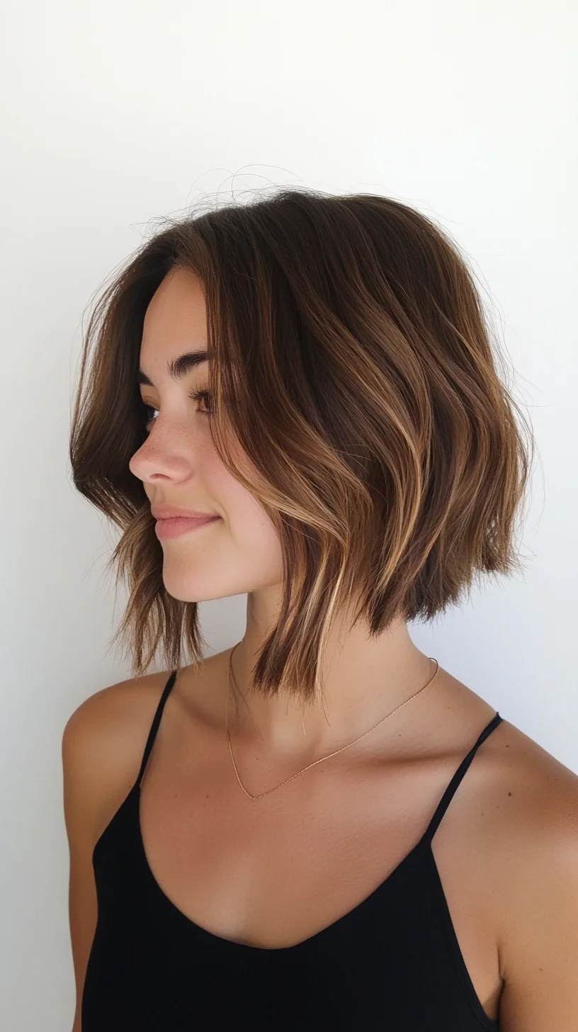 Effortless Elegance The Modern Textured Bob