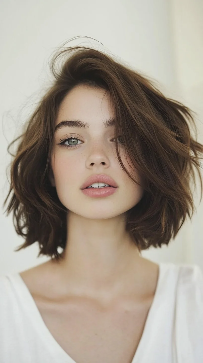 Effortless Elegance: The Modern Textured Bob