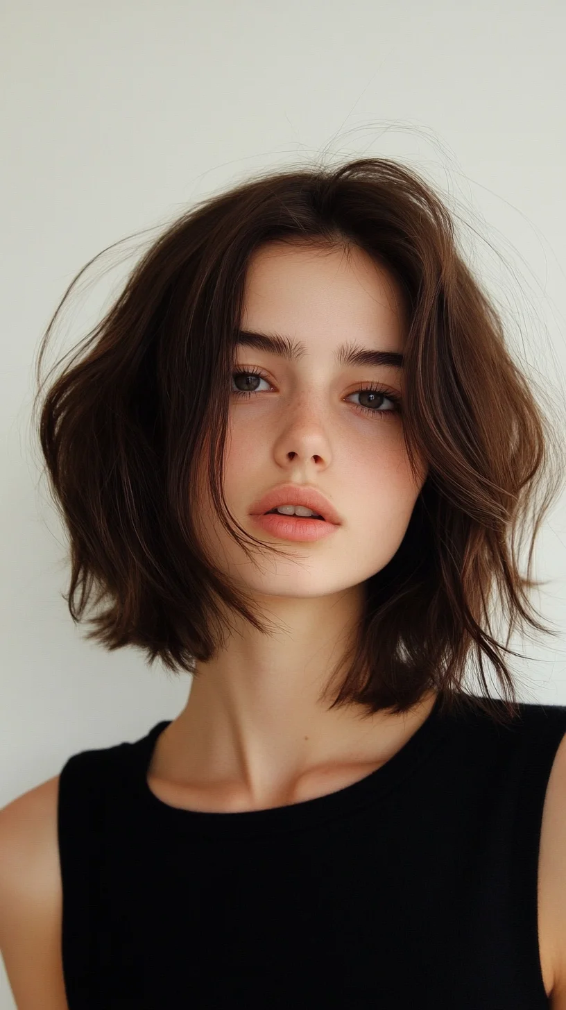 Effortless Elegance: The Modern Textured Bob