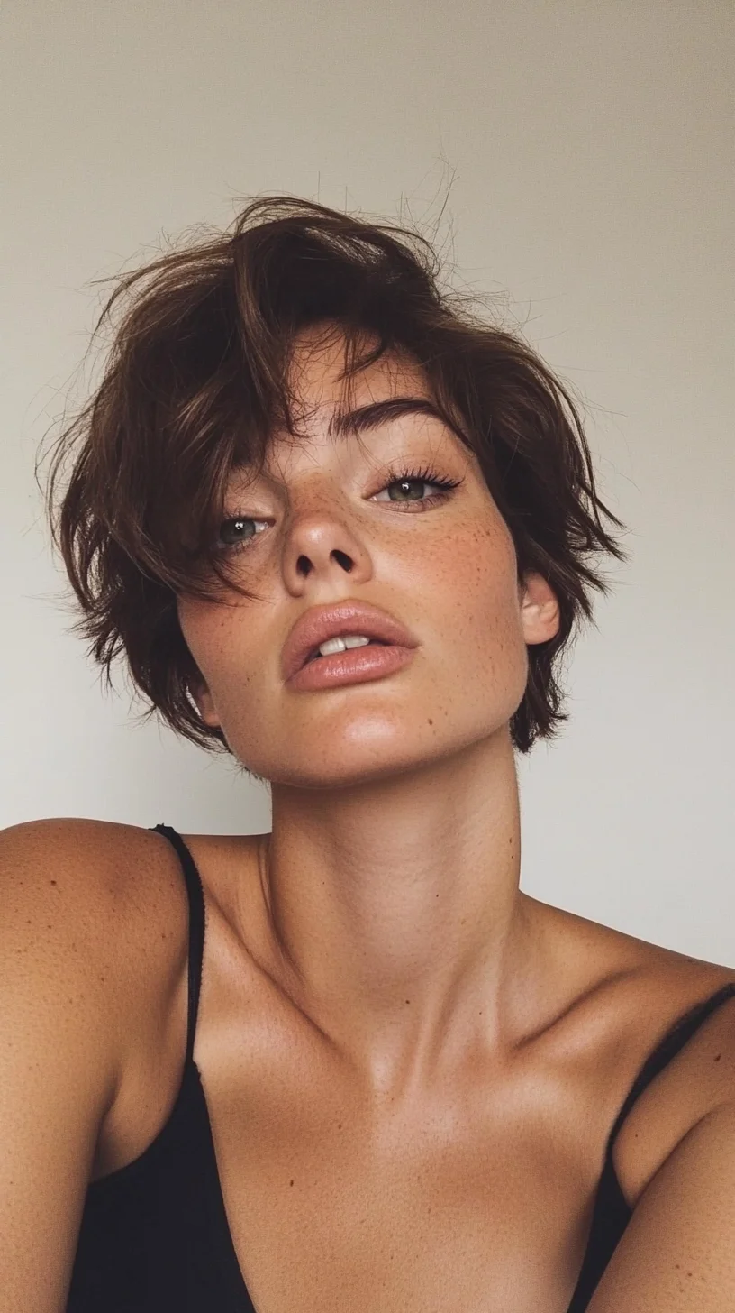 Effortless Elegance The Modern Textured Pixie Cut