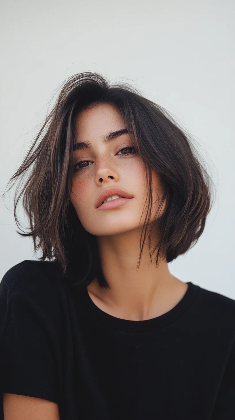 Effortless Elegance The Modern Tousled Bob