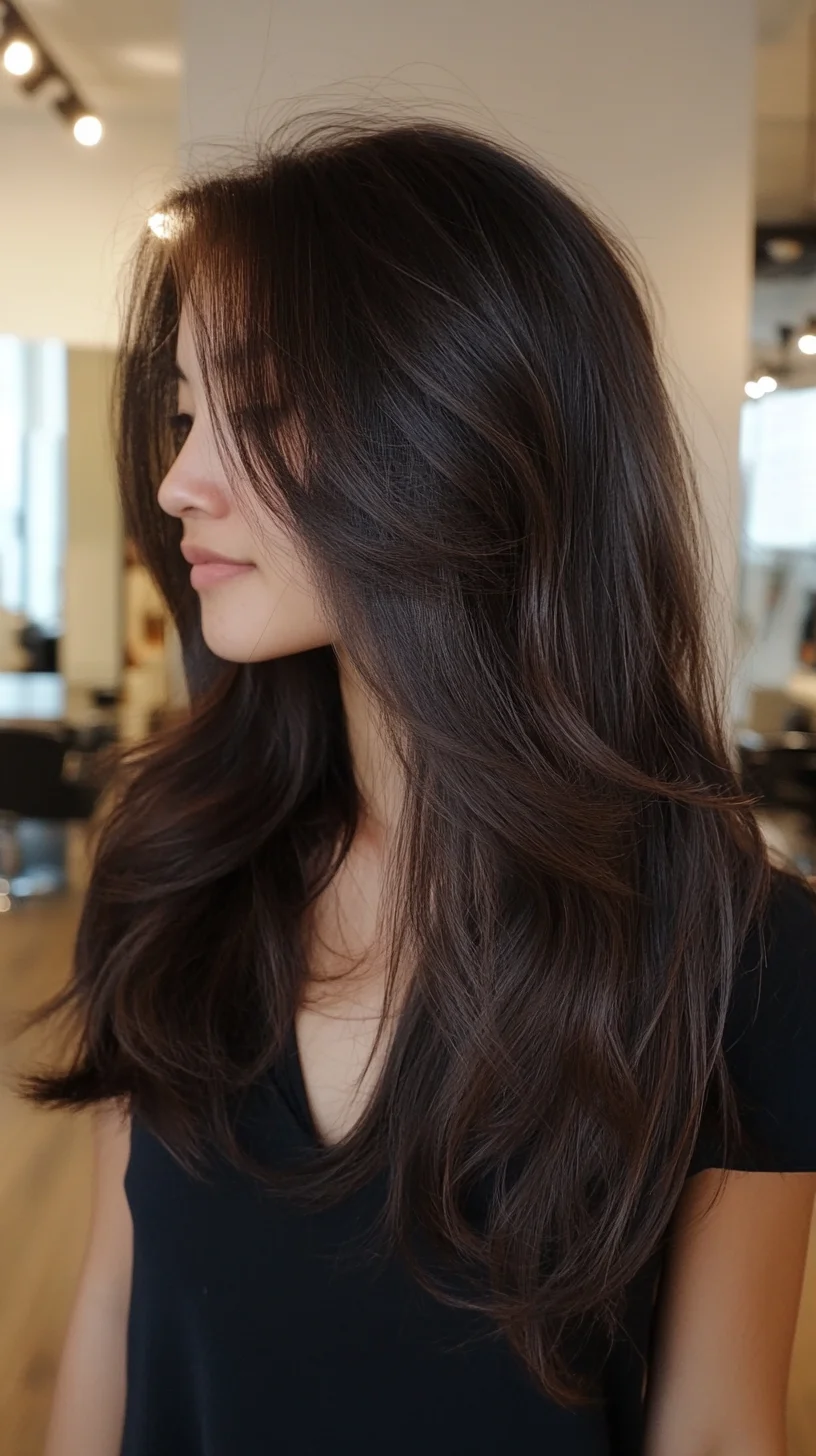 Effortless Elegance: The Perfect Long Layered Hairdo