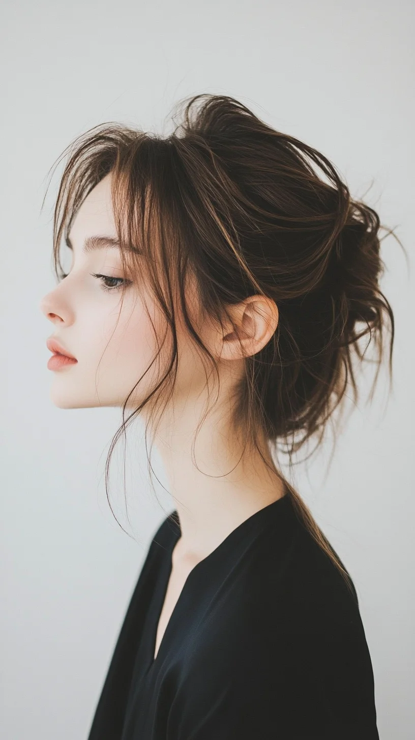 Effortless Elegance The Perfect Tousled Bun