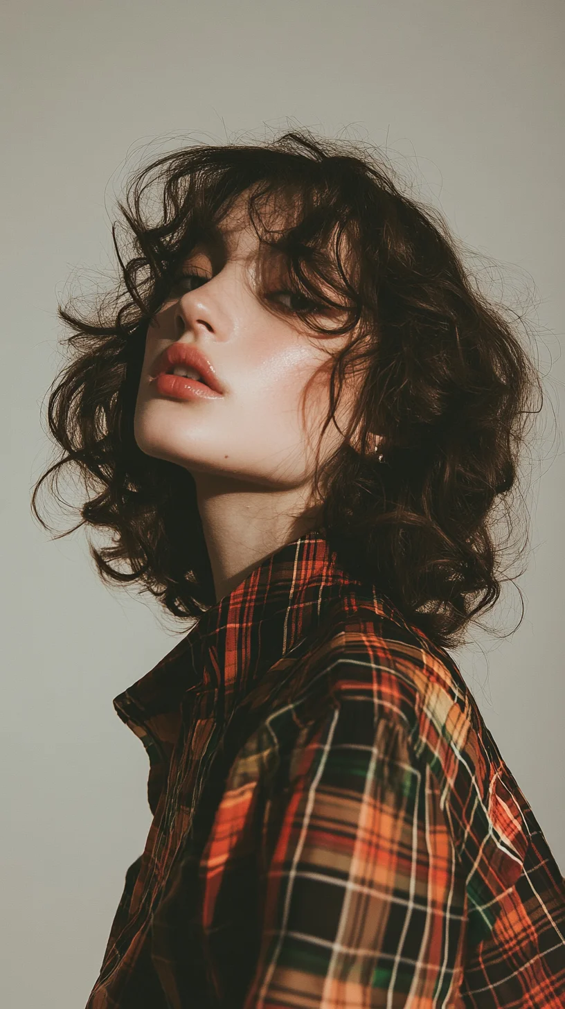 Effortless Elegance The Playful Curly Bob