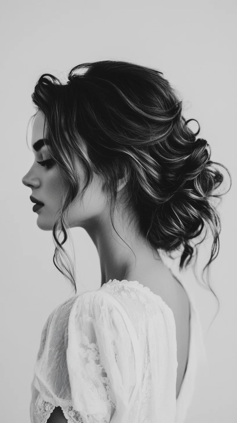 Effortless Elegance The Romantic Curly Updo