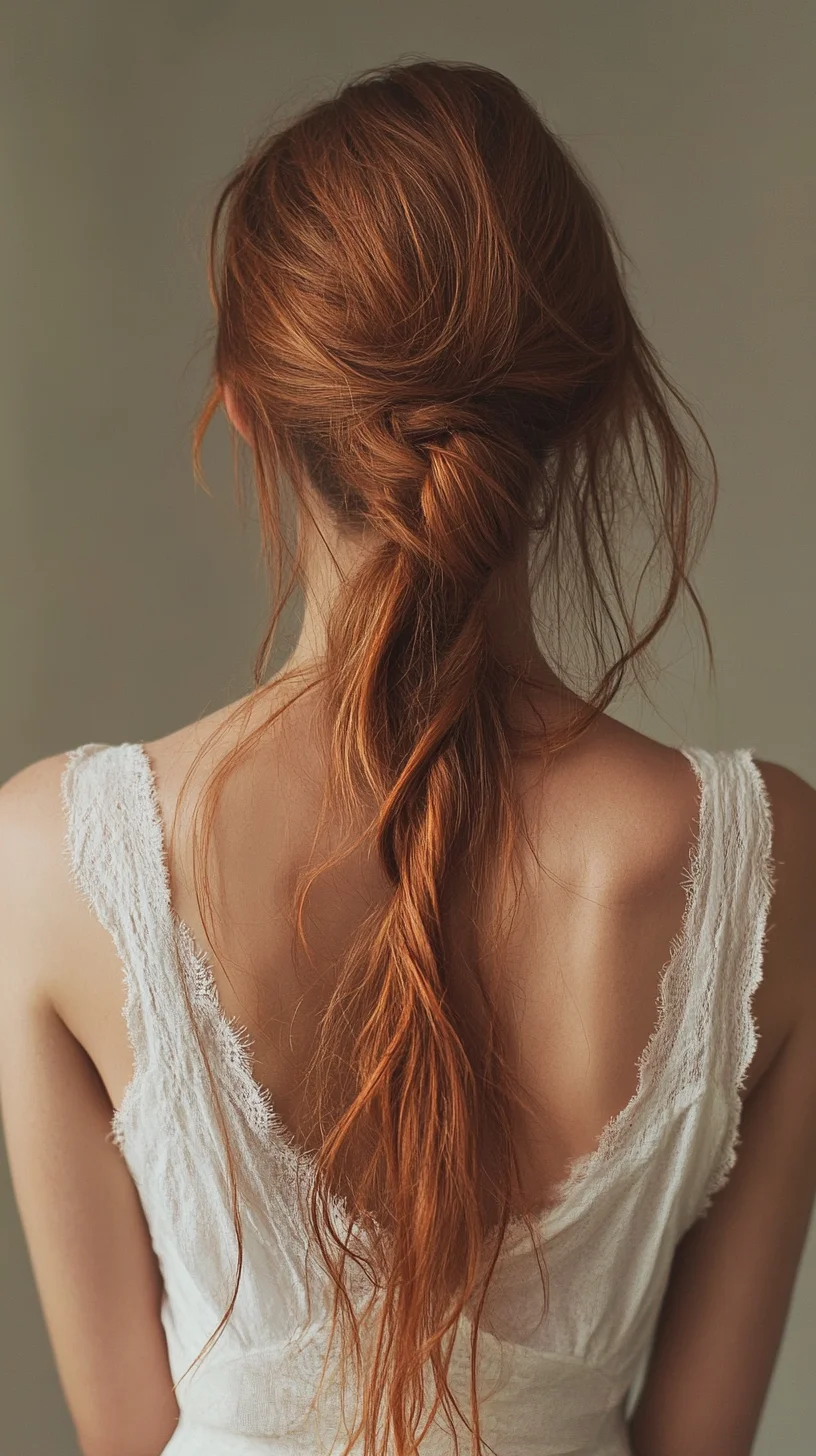 Effortless Elegance The Romantic Twisted Ponytail