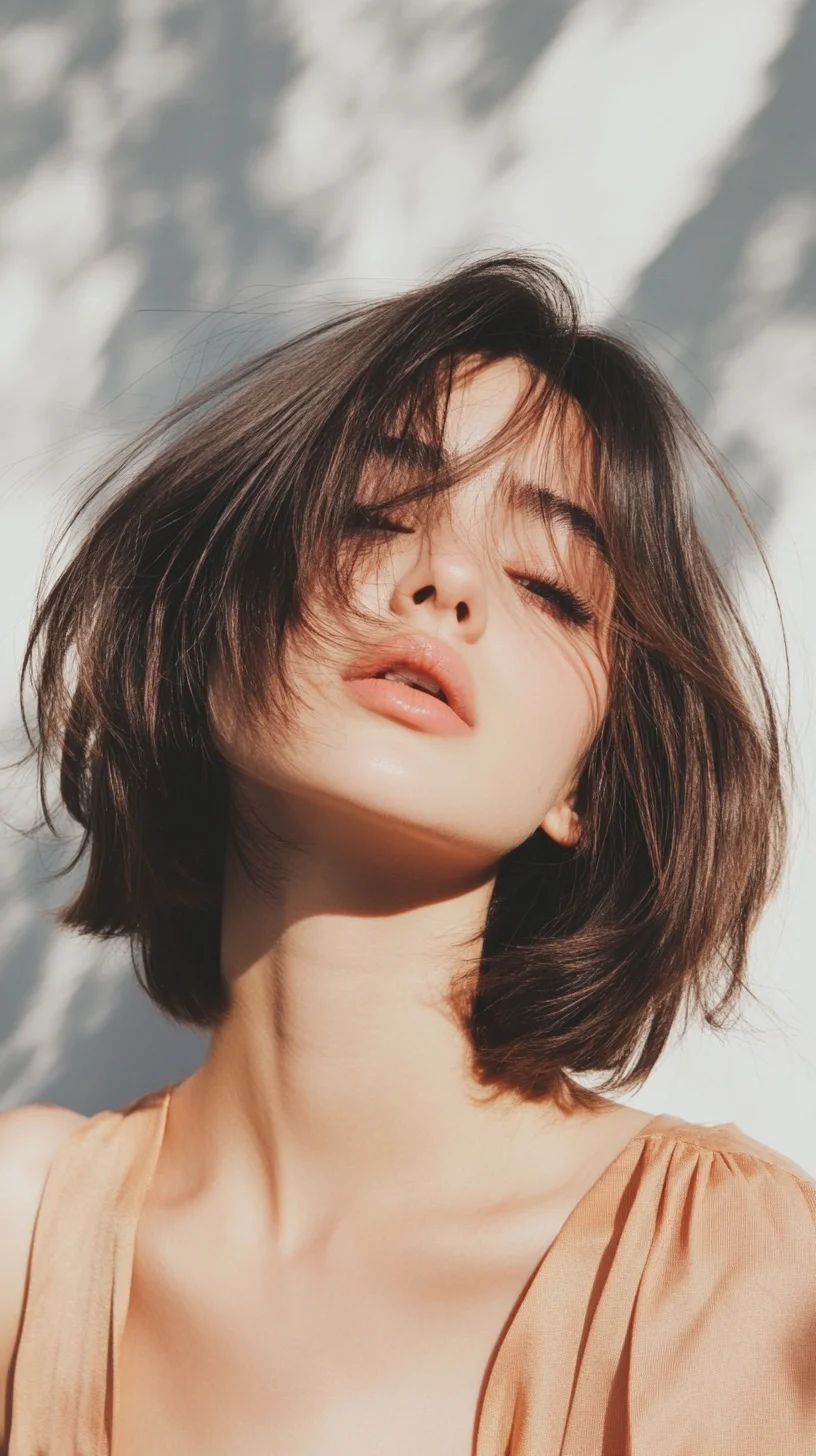 Effortless Elegance The Textured Bob