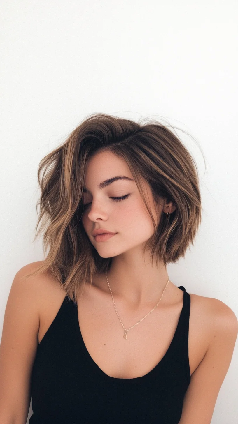 Effortless Elegance: The Textured Bob