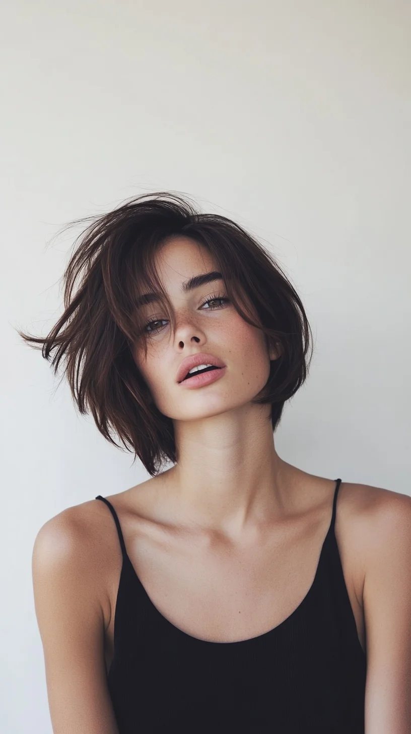 Effortless Elegance The Textured Bob Hairstyle