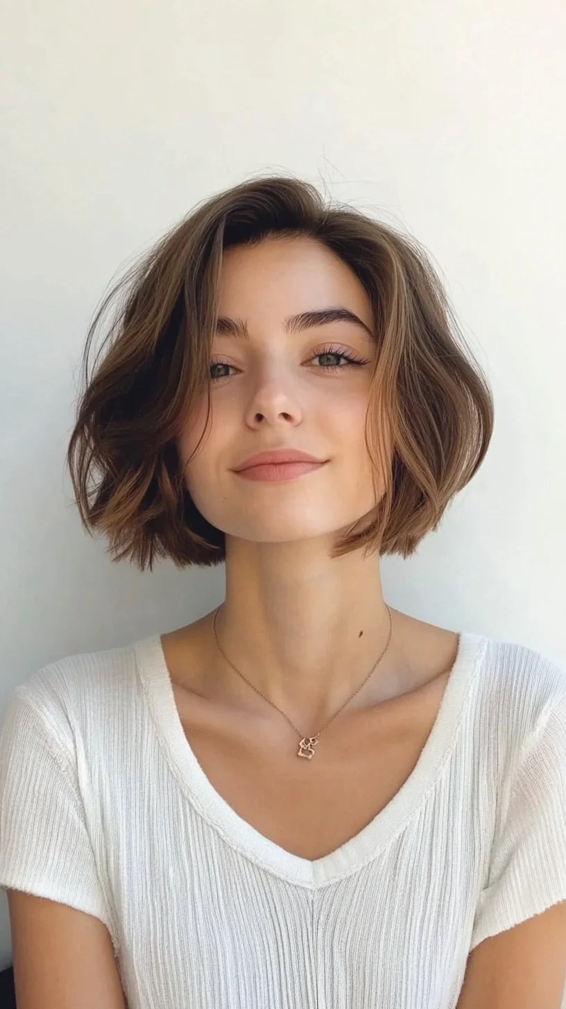 Effortless Elegance The Textured Lob That Flatters Every Face